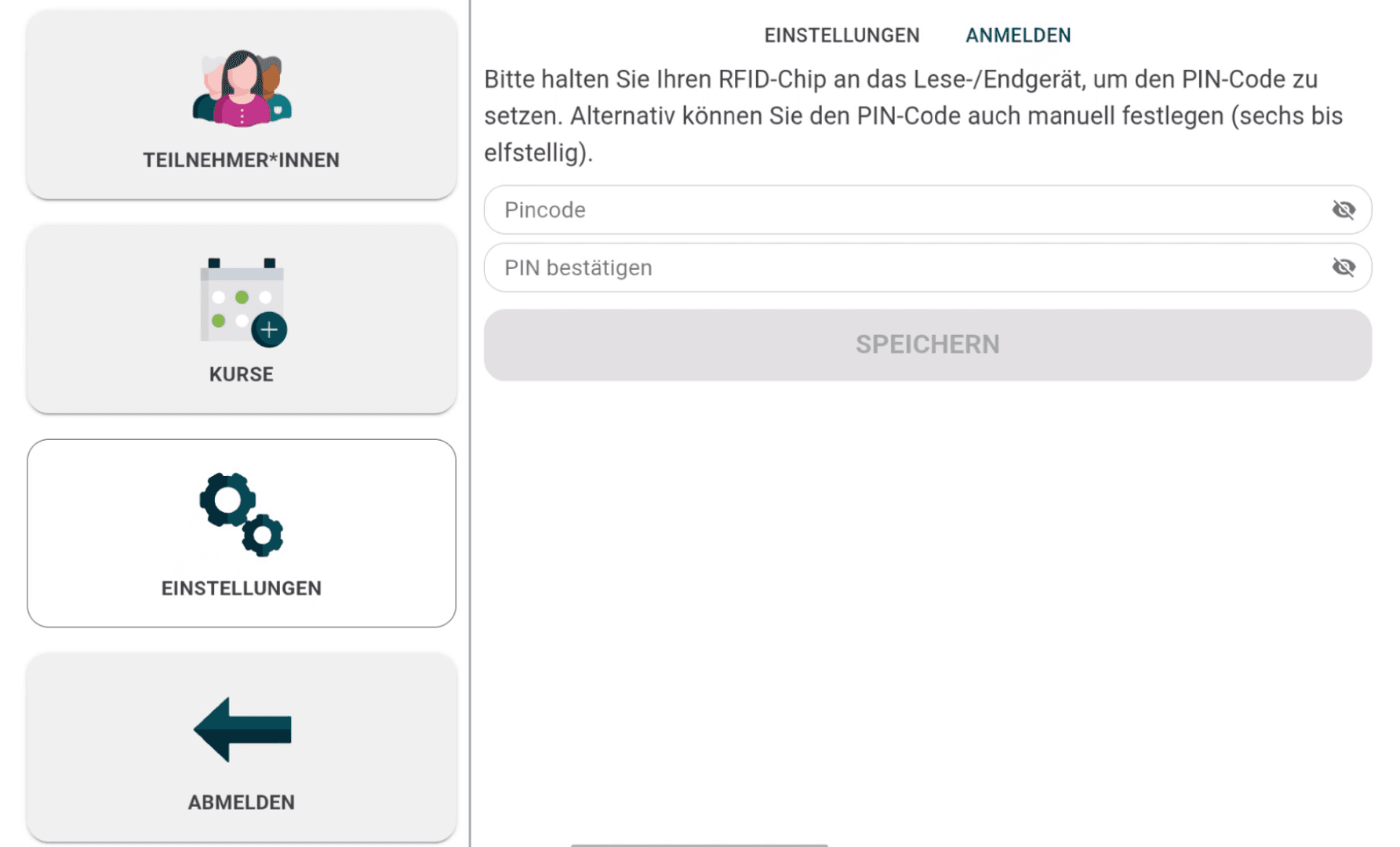 CHECK.IN Einstellungen - PIN Praxiskarte neu vergeben.png