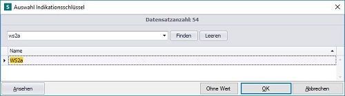 Auswahl des Indikationsschlüssel nach dem Heilmittelkatalog, SMART.VO, Spezifikation, Physiotherapie, Ergotherapie, Logopädie, Podologie, Praxissoftware