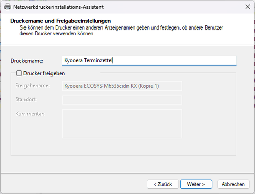 Druckerinstallation Namen geben.png